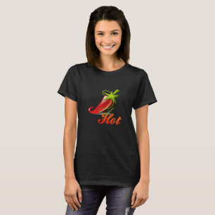 T-shirt Flamme Grill Hot Chick