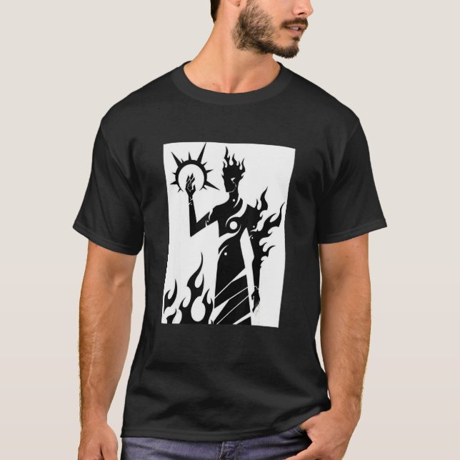 T-shirt Flamme Pangie Pangloss de la Fondation Scp (Devant)