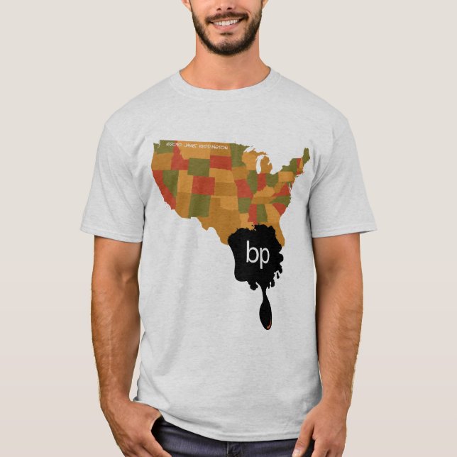T-shirt Flaque d'huile de BP (Devant)