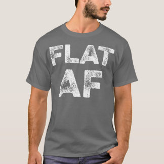 T-shirt Flat Af Feminist Cancer Awareness Mois Survivant V