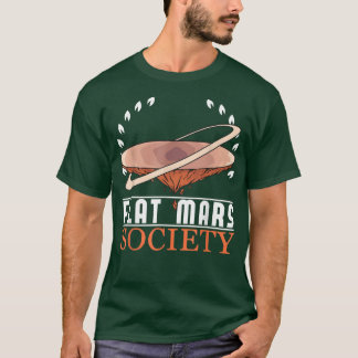 T-shirt Flat Mars Society Astronaut spatial Science Nasa 5