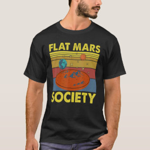 T-shirt Flat Mars Society depuis 2021 Espace Vintage