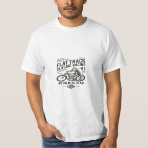T-shirt Flat Track Classic Racing