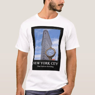 T-shirt Flatiron Building et horloge 1C