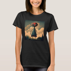 T-shirt Flatwoods Monster Braxie 1952 Déplaisant Alien Cry
