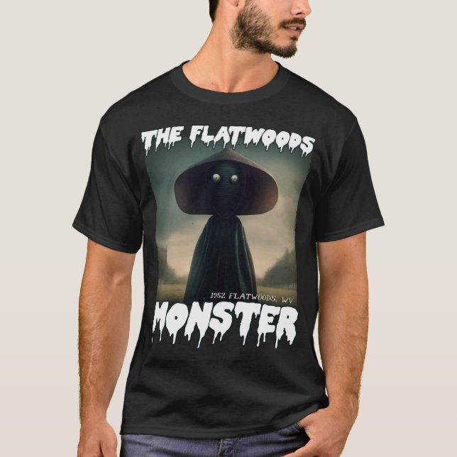 T-shirt Flatwoods Monster Braxie 1952 Déplaisant Scary Cry (Devant)