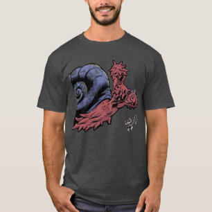 T-shirt Fléaux la pièce en t d'escargot de l'espace