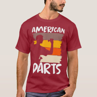 T-shirt Flèche à bulles de fléchettes américaines triple c