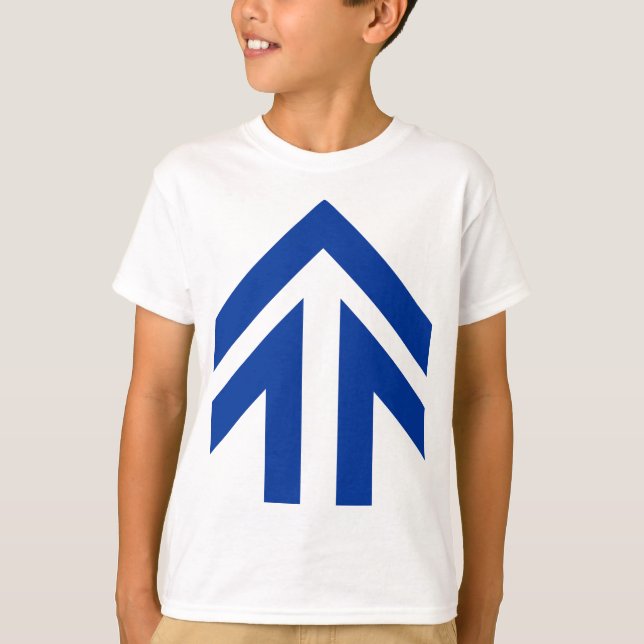 T-shirt Flèche creux (Devant)