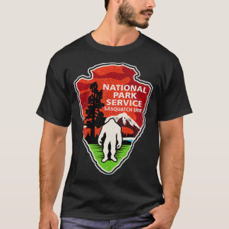 T-shirt Flèche de l'unité Sasquatch Bigfoot Service du par