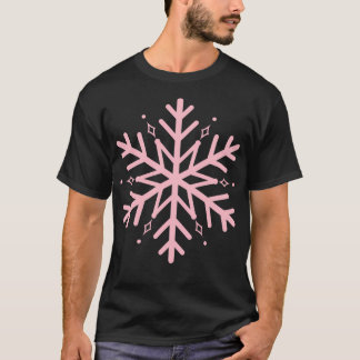T-shirt Flèche de neige rose
