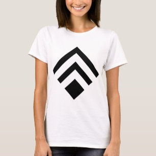 T-shirt Flèche géométrique 02 - Noir