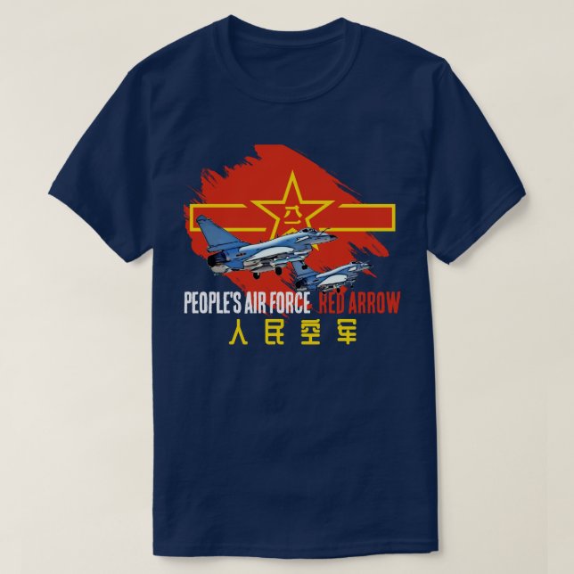 T-shirt Flèche rouge PLAAF (Design devant)