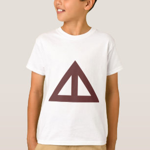 T-shirt Flèche triangulaire divisée
