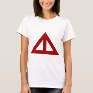 T-shirt Flèche triangulaire divisée