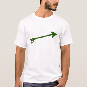 T-shirt Flèche Vert Dk 15deg Le MUSÉE Zazzle