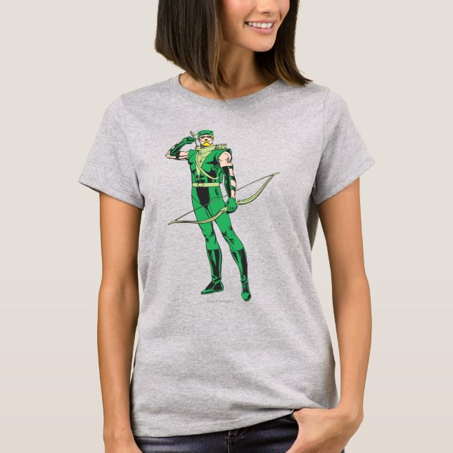 T-shirt Flèche verte avec cible (Devant)