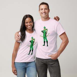 T-shirt Flèche verte debout avec flèche