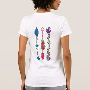 T-shirt Flèches de point-virgule