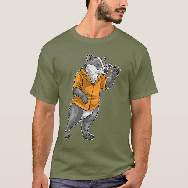 T-shirt Fléchettes Blaireau (Devant)