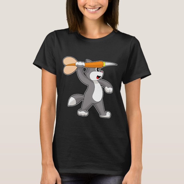 T-shirt fléchettes de chat (Devant)
