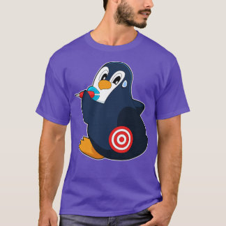 T-shirt Fléchettes de pingouin Fléchette Cible