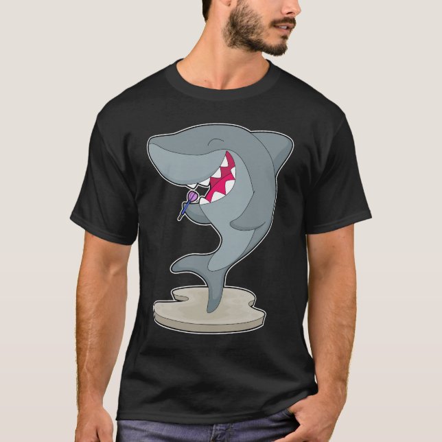 T-shirt fléchettes de requin (Devant)
