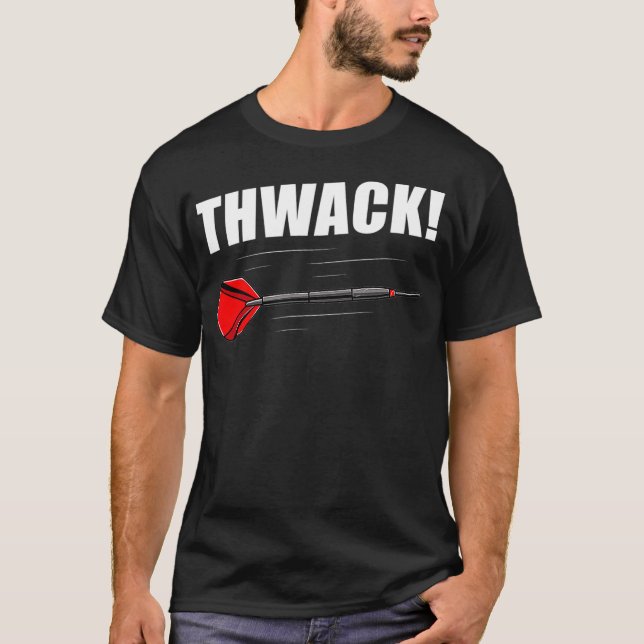 T-shirt fléchettes - Flèche de Thwack Bullseye - Pub (Devant)