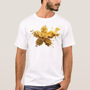 T-shirt FLEUR ABSTRAITE 33 Impression graphique unique
