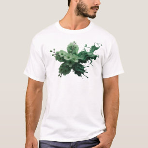 T-shirt FLEUR ABSTRAITE 34 Impression de mode tendance