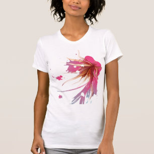T-shirt Fleur Abstraite d'Hibiscus