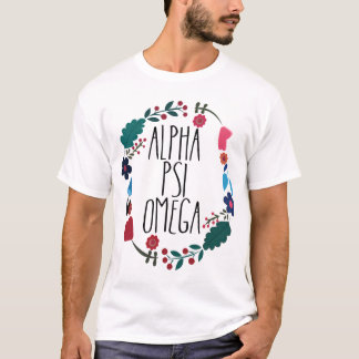 T-shirt Fleur Alpha Psi Omega