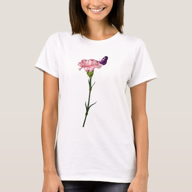 T-shirt Fleur avec ailes (Devant)