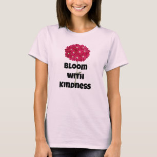 T-shirt Fleur Avec Chemise T-Hydrangée Rose Génial