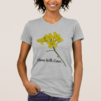 T-shirt "Fleur avec grâce : Fleur de moutarde Desi