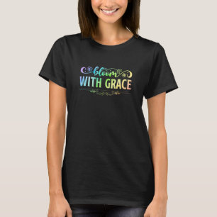 T-shirt Fleur avec Grace Gardener Plan de jardinage botani