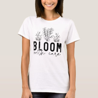 T-shirt Fleur avec soin
