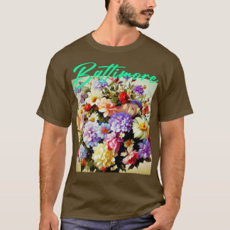 T-shirt Fleur Baltimore