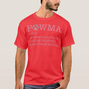 T-shirt Fleur Best Chien Grand-mère Pawma