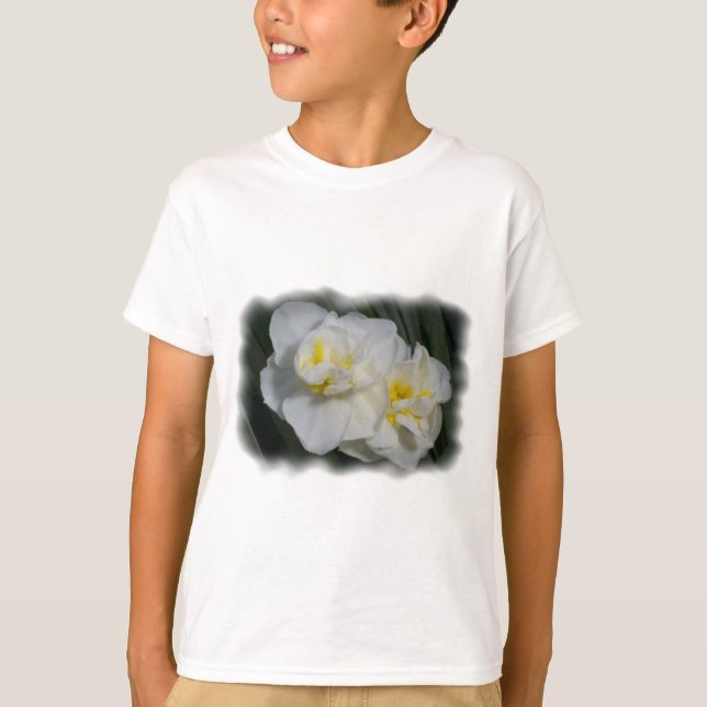 T-shirt Fleur blanche (Devant)