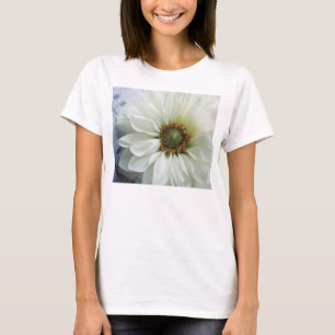 T-shirt Fleur blanche sur musique