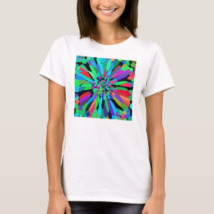 T-shirt Fleur bleue