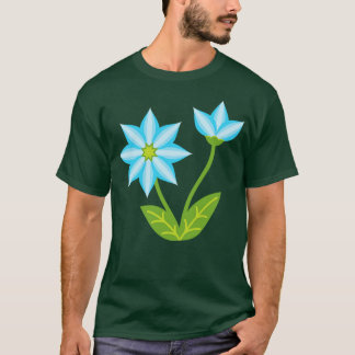 T-shirt Fleur colorée mignonne 1