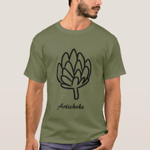 T-shirt Fleur comestible végétale d'artichauts d'artichaut