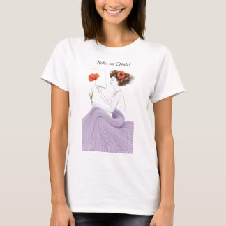 T-shirt Fleur Créative : Que Son Imagination S'Épanouisse