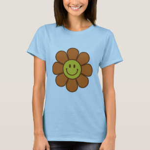 T-shirt Fleur Dames Poupée Bébé (Ajusté)