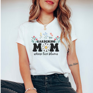 T-shirt Fleur d'amour : Jardin de la Fête des mères de mam