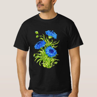 T-Shirt Fleur De Bleuet Botanique Floral Nature
