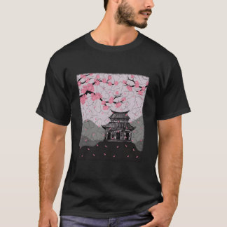T-shirt Fleur de cerisier de style japonais