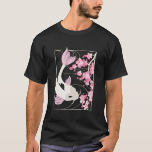 T-shirt Fleur de Cerisier I Poisson Japonais I Carpe Koi